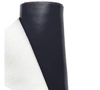 A-Express Faux Leather Fabric Leatherette Vinyl Waterproof Leathercloth Material Clothing Dressmaking Upholstery - 2 Meters 200cm x 140cm Navy Blue