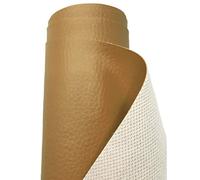 A-Express Grained Faux Leather Fabric Waterproof Heavy Duty Leatherette Vinyl Leathercloth Upholstery Textured Material - Beige 2 Metres 200cm x 140cm
