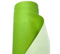 A-Express Grained Faux Leather Fabric Waterproof Heavy Duty Leatherette Vinyl Leathercloth Upholstery Textured Material - Green Sample 15cm x 15cm
