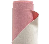 A-Express Grained Faux Leather Fabric Waterproof Heavy Duty Leatherette Vinyl Leathercloth Upholstery Textured Material - Light Pink 5 Metres 500cm x 140cm