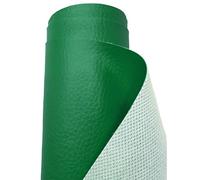 A-Express Grained Faux Leather Fabric Waterproof Heavy Duty Leatherette Vinyl Leathercloth Upholstery Textured Material - Bottle Green Sample 15cm x 15cm