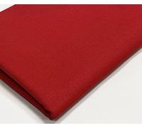 A-Express Plain Cotton Fabric - 60 Inches 150cm Extra Wide Per Metre - 150 GSM Viscose Material - for Clothing, Quilting, Curtain Lining, Sheeting, Costume, Dress, Bedding - Red 1 Meter