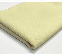 A-Express Plain Cotton Fabric - 60 Inches 150cm Extra Wide Per Metre - 150 GSM Viscose Material - for Clothing, Quilting, Curtain Lining, Sheeting, Costume, Dress, Bedding - Ivory Half Meter