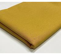 A-Express Plain Cotton Fabric - 60 Inches 150cm Extra Wide Per Metre - 150 GSM Viscose Material - for Clothing, Quilting, Curtain Lining, Sheeting, Costume, Dress, Bedding - Mustard Half Meter