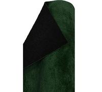 A-Express Plain Soft Plush Velvet Fabric Upholstery Dressmaking Curtain Blind Cushion Velour Material - Dark Green 2 Meters 200cm x 145cm