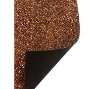 A-Express Premium Fine Chunky Glitter Fabric A4 A5 Sheets Sparkly Vinyl Craft Wall Decor Bow Bag Shoes - Bronze A5 Sheet (148mm x 210mm)