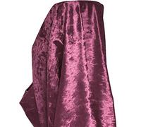 A-Express Premium Glitz Soft Crushed Velvet Fabric Material Curtains Cushion Dressmaking Upholstery 140cm Wide with Backing - 1 Metre 100cm x 140cm Lavender