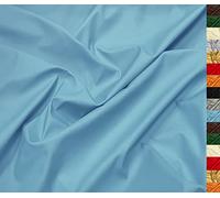 A-Express Soft Faux Leather Fabric Spandex Stretch Smooth Matt Matte Leatherette Vinyl Material 140cm 55" Wide 230gsm One Way Stretch Sold Per Meter - Sample 10cm x 10cm Sky Blue