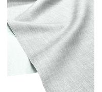 A-Express Soft Plain Linen Look Fabric Curtains Bag Designer Clothing Material Dressmaking Upholstery 145cm Wide - 1 Metre 100cm x 145cm Ice Green