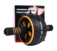 A.F.N.A.L AB Wheel Roller, Exercise Abdominal Wheel Fitness for Gym & Home, Work-out Strength-Training Equipment with Knee Pad, Yellow