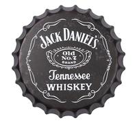 A.F.N.A.L Metal Sign Decorative Hanging Bottle Cap for Home, Bar & Office, Vintage Wall Art Tin Plaque Plat Decoration for Man Cave & Garage, 13.8" x 13.8" x 1.6", 13.8" DIA - Black - K-12