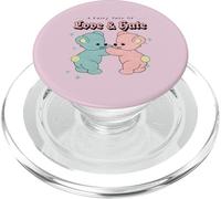 A Fairy Tale Of Love & Hate (Funny Cute Bear Graphic) PopSockets PopGrip for MagSafe