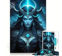 A Fallen Angel Shadow Jigsaw Puzzles 1000 Pieces for Teenagers Brain Skill Smooth Connection Pattern Build Art Decor (50x75cm)