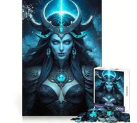 A Fallen Angel Shadow Jigsaw Puzzles 1000 Pieces for Teenagers Brain Skill Smooth Connection Pattern Build Art Decor (50x75cm)