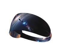 A Fascinating Universe Elastic Sports Headband, Unisex, Soft and Breathable, Quick-Absorbent, Polyester Material