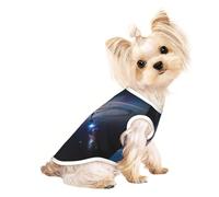 A fascinating universe Pet Breathable Sleeveless T-shirt L for Small Dogs and Cats, Soft, Comfortable, Stylish