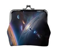 A Fascinating Universe Womenâ€™s Small Coin Purse,Rectangle Kiss Lock Coin Pouch, Pocket-Sized, Mini Coin Purse for Women