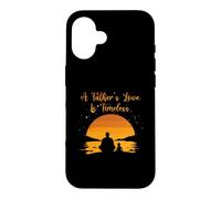 A Father's Love Is Timeless Sunset Silhouette Case for iPhone 16