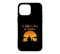 A Father's Love Is Timeless Sunset Silhouette Case for iPhone 16 Pro Max