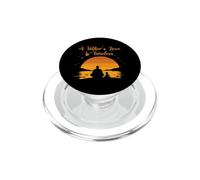 A Father's Love Is Timeless Sunset Silhouette PopSockets PopGrip for MagSafe