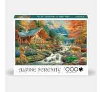 A fawn by the stream Jigsaw Puzzles for Adults mini1000 Piece Jigsaws Puzzles for Adults,Jigsaw Puzzle 1000 Pieces for Adult Challenging Puzzle (70x50cm)