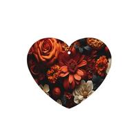 A feast of roses and chrysanthemums 4 Pcs Car Air Freshener Cards, Hanging Disposable Card Fresheners for Vehicles, Lavender Scented