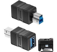 (A female to B male 3.0) External Hard Drive Adapter - USB to B 3.0 Connector Adapter,Plug and Play Connector, High-Speed Data Transfer Converter for Scanner Docking Station