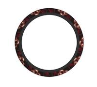 A Few Chestnuts Printed Steering Wheel Cover Elastic Stretch Car Wheel Wrap Breathable Non-Slip Steering Wheel Protector for Car Truck SUV