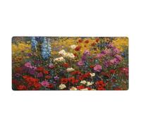 A Field of Flowers Print Gaming Mouse Pad XXL Mousepad Keyboard and Mouse-Pads Desk Mat Office,35.5in X 16 in