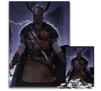 A Fighter Viking Jigsaw Puzzles for Adults 1000 Difficult Puzzles for Adults for MotherS Day Birthdays Christmas 1000 PCS(38x26cm)