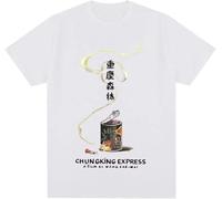 A Film by Wong Kar-wai chungking Express Vintage T-Shirt Cotton Men T Shirt Tee Tshirt Tops White