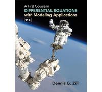 A First Course in Differential Equations with Modeling Applications (Mindtap Course List)
