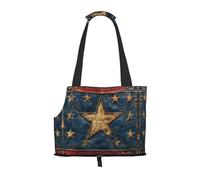 A five-pointed star print Puppy Carrier Walking Dog Bags Pets Dogs Carrier Bags for small Dogs and Cat and Rabbit