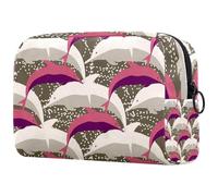 a Flock of Dolphins Cosmetic Bag for Women, Travel Toiletries Bags Large Makeup Handy Pouch Organiser Bag with Zipper