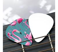 A flock of flamingos Patterned guitar pick set - (thin/medium/thick), widely compatible with all kinds of stringed instruments,