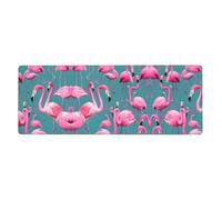 A flock of flamingos Prints Extended Mouse Pad 12x31.5in