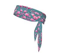 A Flock of Flamingos Sports Headscarf, Men and Ladies Dress Headwear, Fitness, Running, Yoga, Sweat -Absorbing Headband