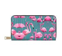 A Flock of Flamingos Wallet Hand-Held Coin Purse Fashionable and Versatile Long Can Hold Mobile Phones Coins Keys