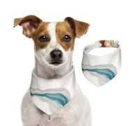 A Fluttering Veil Dog Bandanas-Washable Dog Kerchief for Small to Large Pet Scarf for Girl Or Boy, Pet Accessories