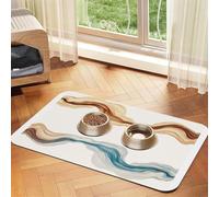 A Fluttering Veil Pet Feeding Mat-Waterproof & Non-Slip Dog and Cat Food Mat-No Stains Quick Dry Dog Water Dispenser Mat