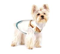 A fluttering veil Small Cotton Dog Vest Breathable Adjustable Pet T Shirt for Small Dogs Cats - Full Print Summer Puppy Clothes