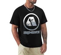 A for Apeks T-Shirt T-Shirt Oversized t-Shirt Animal Print Shirt for Boys t Shirt Man Summer Tops t Shirt Men Black XXL