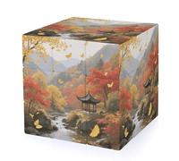 A Forest of Red Maples Magic Cube,The Original 3x3 Cube,Speed Cube Problem-Solving Brain Teaser,Easy Turning Sensory Puzzle Toy,Sensory Stress Relief Form Fidget Toys