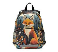 A Fox in The Forest Kids Backpack for Toddlers, Kid's Backpack for Boys Girls, Kindergarten Preschool Nursery Travel Bag