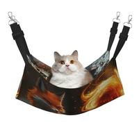 A Fox With Its Tail On Fire Printed Pet Hammock - Sleeping Hammock For Cats, Rabbits, Ferrets, Puppies, Small Animals