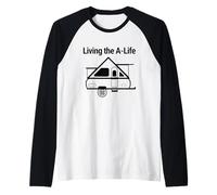 A-Frame Camper A-Life Adventure Tees, Tops & Accessories Raglan Baseball Tee