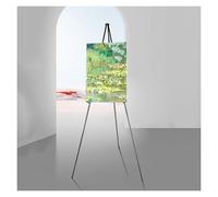 A-Frame Tripod Easel Stand,Lightweight Metal Easels,Black Folding Easel for Wedding,Adjustable Perfect for Signs Wedding Logos