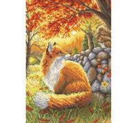 Letistitch A Friend for the Little Fox Counted Cross Stitch Kit