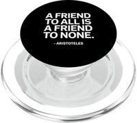 A Friend to All Aristotle Saying of a Philosopher PopSockets PopGrip for MagSafe