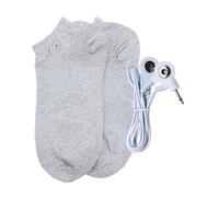 (a-Full Set) Tens Socks Electrical Foot Conductive Socks Silver Fiber Health Care Medical for Ems Muscle Stimulator Physical Therapy Machine